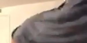 Sexy little asian rubs herself