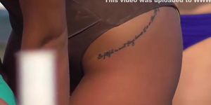 Bikini Cameltoe Milf Beach Voyeur HD Video