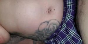 Schoolgilr Rides Her Daddy'S Cock