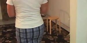 Spanked for skipping out on work