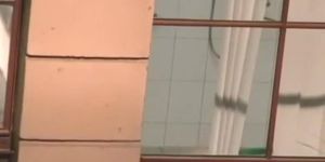 Spy girl takes a shower