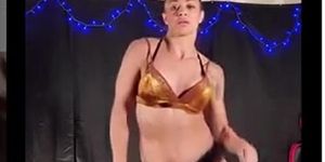 Wrestler ass dance