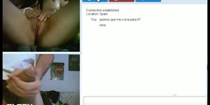 Cumshot For spanish Girl With broken arm