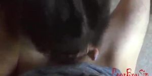 Cute Asian Girl Sucks Until Dick Explodes