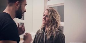 Homeless teen followed guy home and is seducing him to cheat