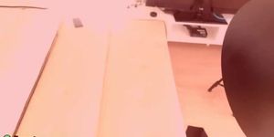 Korean BJ hottest teen masturbates in pantyhose