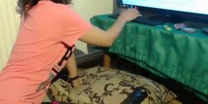 dogystile sex girl get fucked by sexmachine