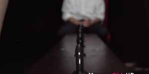 Slammed mormon missionary takes a cum