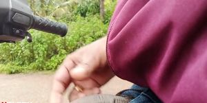 Flashing cock to two village aunties