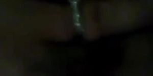 Redneck slut fingers her pussy