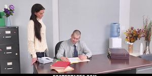 Hot Teen Fucked While Foster Parents Watch (Hazel Moore)