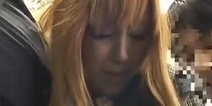 Shy Girl groped by stranger