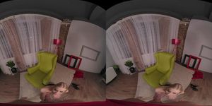 Frisky big tit blonde takes a big dick deep in VR (Ariela Donovan, Jason X)