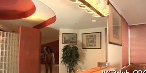 Leggy girl screwed well