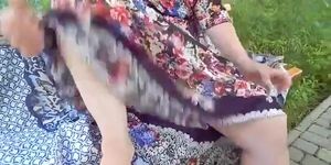 See thru dress mature in public