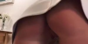 showing pussy on camera !!!