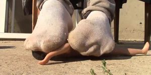 Under Giantess Feet