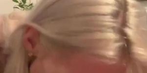 Horny Blonde With Big Tits Rides Her Boyfriends Cock Rough | Cam4