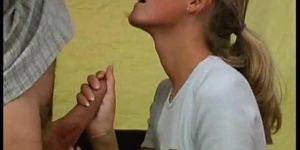 VIDEOTEENAGE - blonde teen blowjob