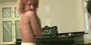 Horny redhead chick gets hammered (Isis Taylor)