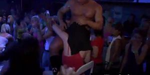 A group of teen spectators are becoming stars at a club