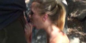 POV LIFE - Blonde chick Casi James gets fucked after hiking
