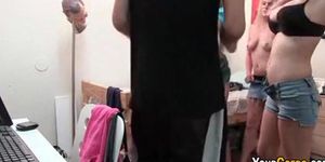 College Coeds Striptease In Losers Bedroom
