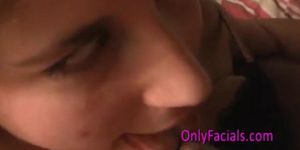 GENUINEFEATURES - Sweet czech teen gets facial