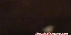 GENUINEFEATURES - Real czech blonde with black dildo