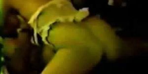 Vintage amateur interracial fuck and suck