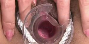 Pretty japanese idol gets creampie