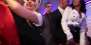 DRUNK SEX ORGY - Pornstars on business attire