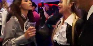 DRUNK SEX ORGY - Pornstars getting fuck in public - video 1