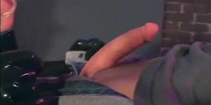LINGERIE VIDEOS - Female officer fucking in shiny latex lingerie