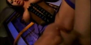 STOCKING SEX VIDEOS - Hottie In Hot Stockings and Lingerie Anal Fucked
