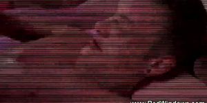 RED LIGHT SEX TRIPS - After his finger his dick follows into her wet pussy