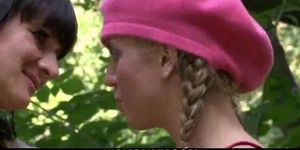 HIS MOMMY - Cute GF is fucked by his busty mom