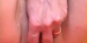 Cam No Sound: Busty milf masturbating webcam