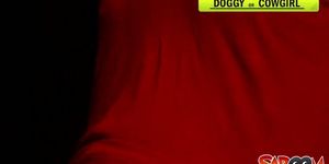SABOOM - Liza Del Sierra gives a Blowjob in the Toilet of a Club
