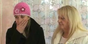 OLD MAN GANGBANG - Old couple fucking railway slut