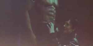 UNTAMED SHOWS - Sexy blonde with hot body dancing on the stage