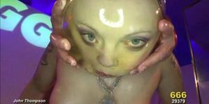 666BUKKAKE - Piss: Horny and piss thirsty maid Yvette