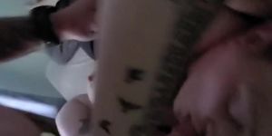 Wife Throated and tit Fucked