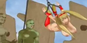 orcs vs female knight