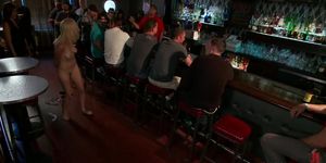 Natural tits blond fucked in public bar (Princess Donna, Rylie Richman)
