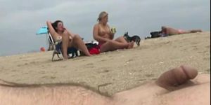 Beachfront Blinking + Automatically Cumshot