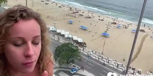 Balcony Anal Sex With My Horny Girl - Angel Emily