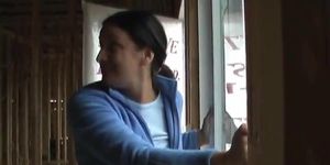 Piss: Wetting her pants & female desperation
