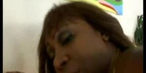 BLACKJUNGLEBOOTY - Horny Black Babe Gets Nailed