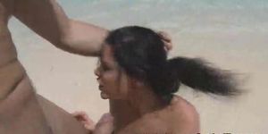 SUNRISE KINGS - Hardcore beach sex with bikini model
